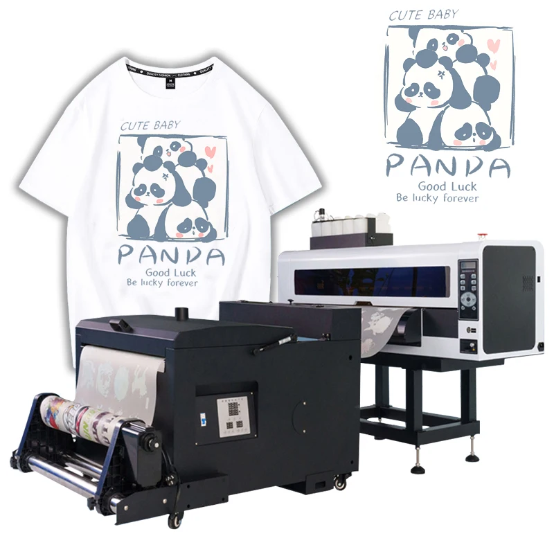 OKAI 24inch  Okai Printer Machine Inkjet Printers Heat Pet Film T Shirts Custom Printing With Double Xp600