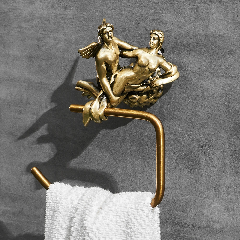 MB-0816B Bathroom Accessories Romantic Series  Luxury Bronze stainless steel towel ring, towel holder ring,bathroom towel ring