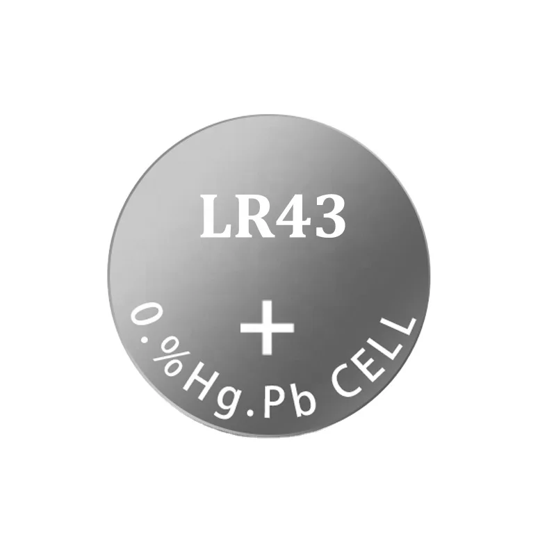 0% Hg Pb cell AG10 AG12 AG13 AG4 AG3 AG1 AG5 alkaline button cell battery LR43