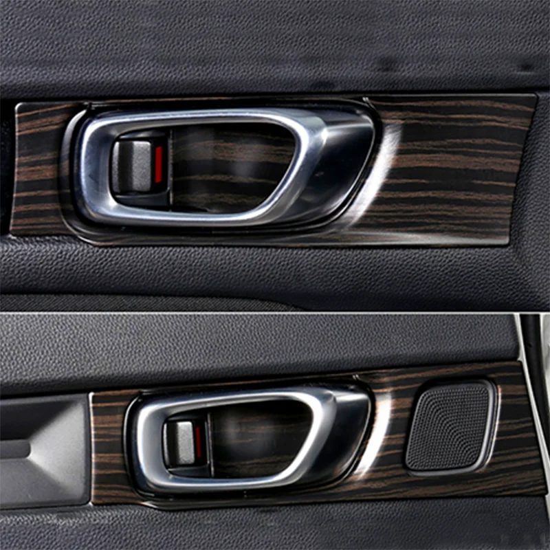 for 22 models of 11th generation Civic interior gear panel left drive / right drive steering wheel decorative frame gold wood g