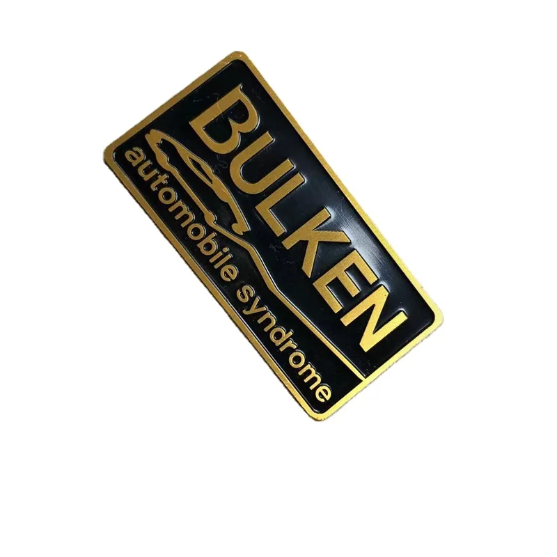 Индивидуальная алюминиевая этикетка с логотипом Золотая Алмазная резка металлическая анодированная табличка для мебели