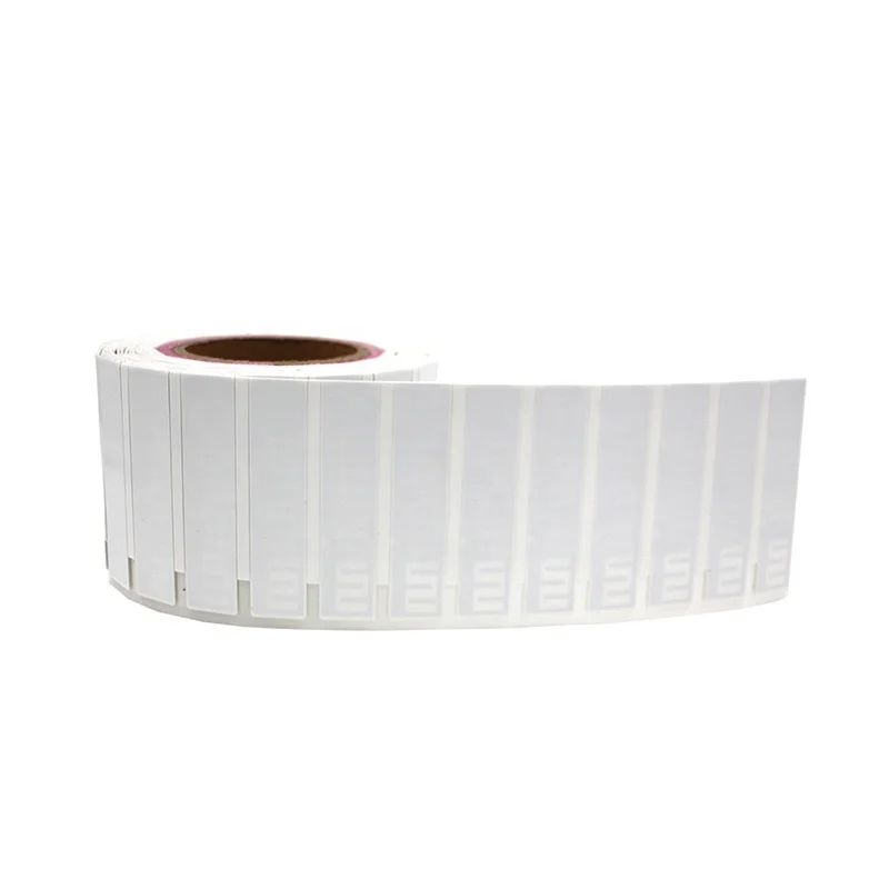 55x15x1.25mm Impinj MR6-P Flexible Reading  Long Distance UHF RFID Tag on metal Labels for asset tracking