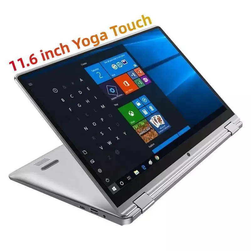 YOGA Mini Notebook PC 11.6 Inch IPS Yoga Touch Screen Window Laptops with 512GB 1TB SSD Intel N4020 Education LAPTOP