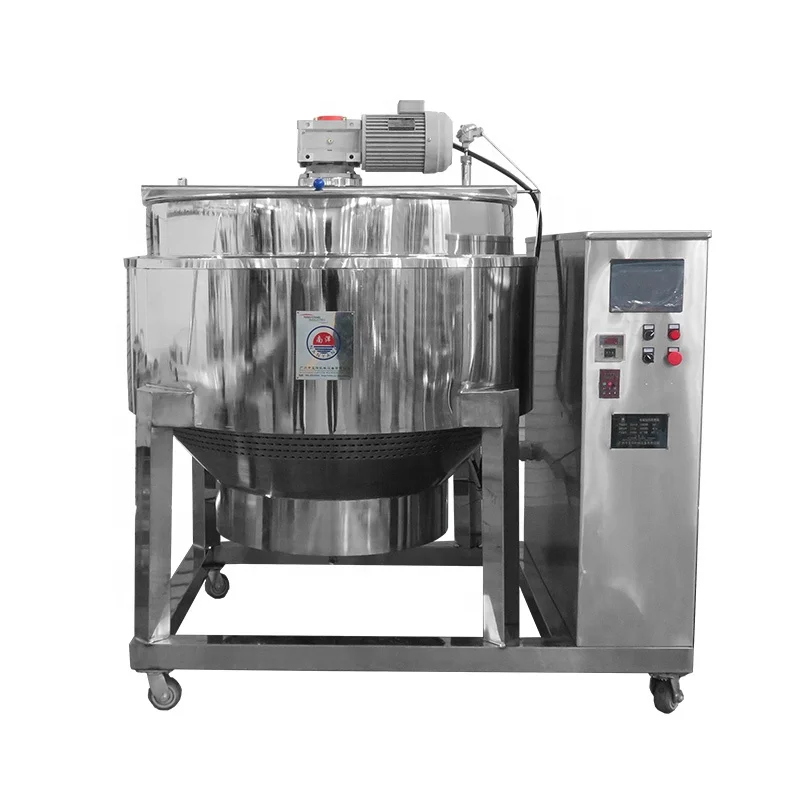 luxury type electromagnetic sandwich pot customized canteen jacket kettle soup meat cooking equipment