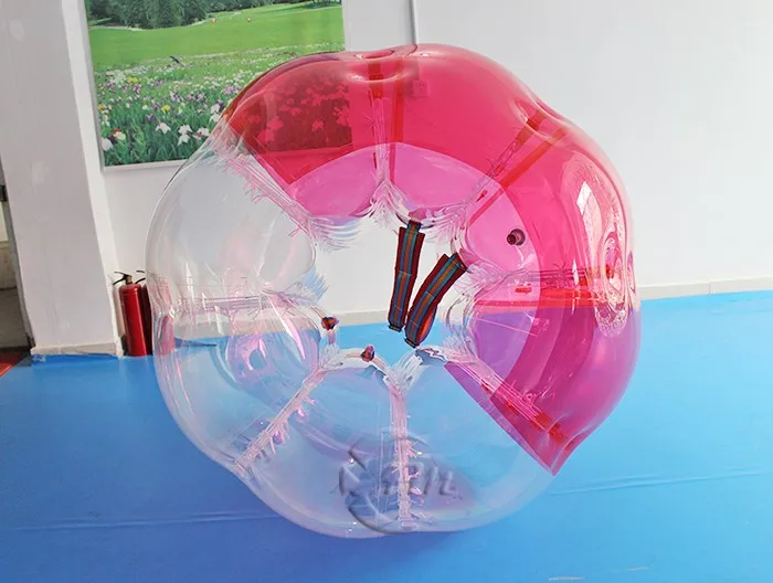 Transparent inflatable sumo body bubble soccer ball adult bumper ball for sport game