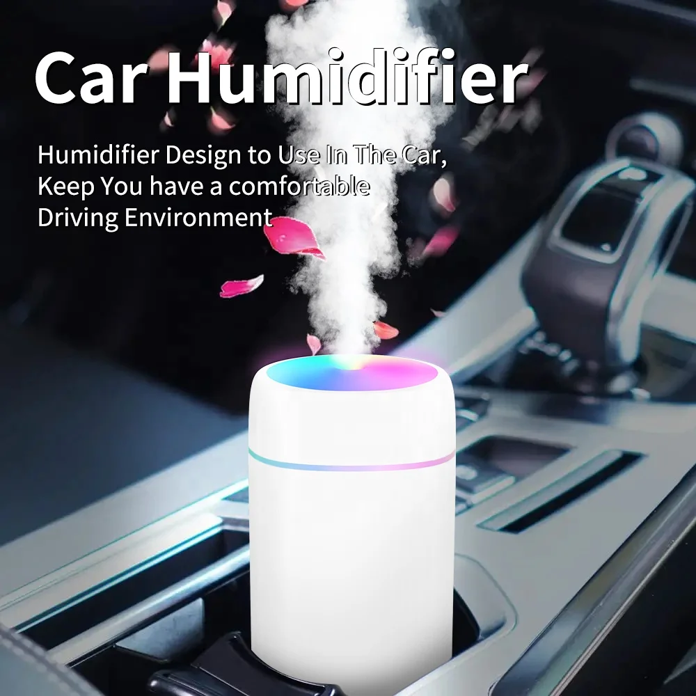 330ml Water Tank Air Humidifier Mini Design Air Humidifier Aroma Nano Atomization Dazzle Color Air Humidifier With OEM Service