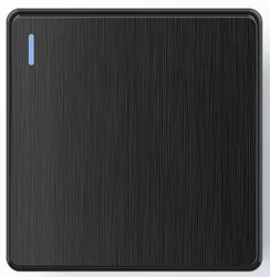 Fashion Brushed Black Light Wall Switch UK Africa Electrical Switches Socket 1Gang 2Way Dimmer Curtain Switch USB Socket