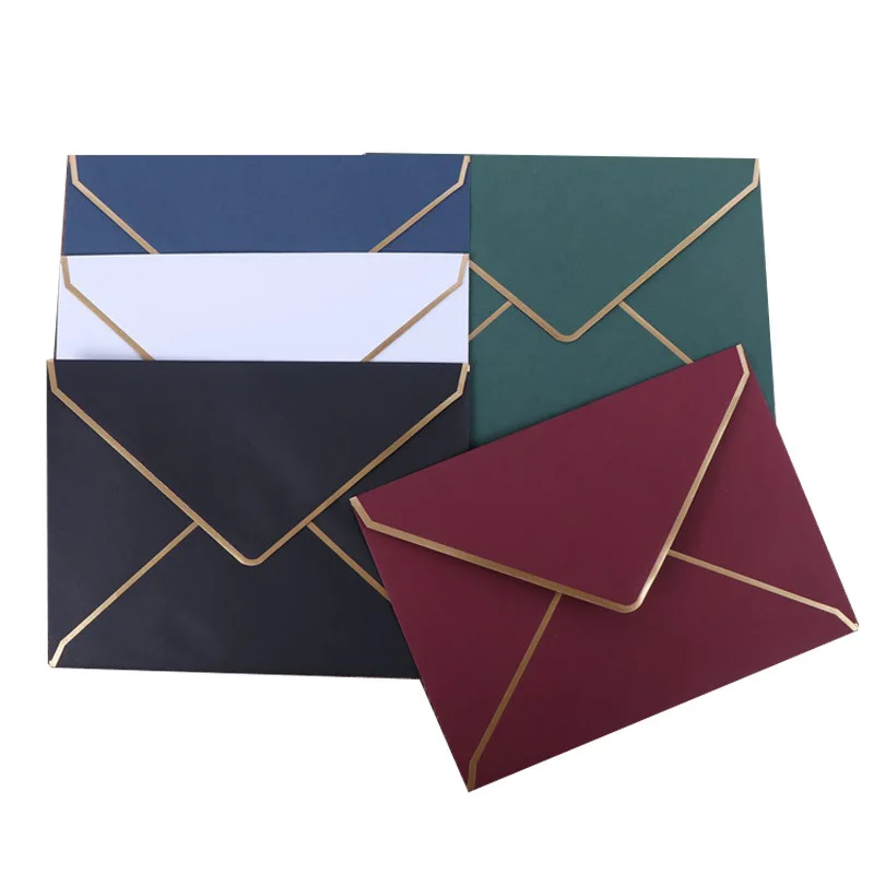 Custom Paper Envelopes wedding party invitation thank you gift card colorful customized size Envelopes