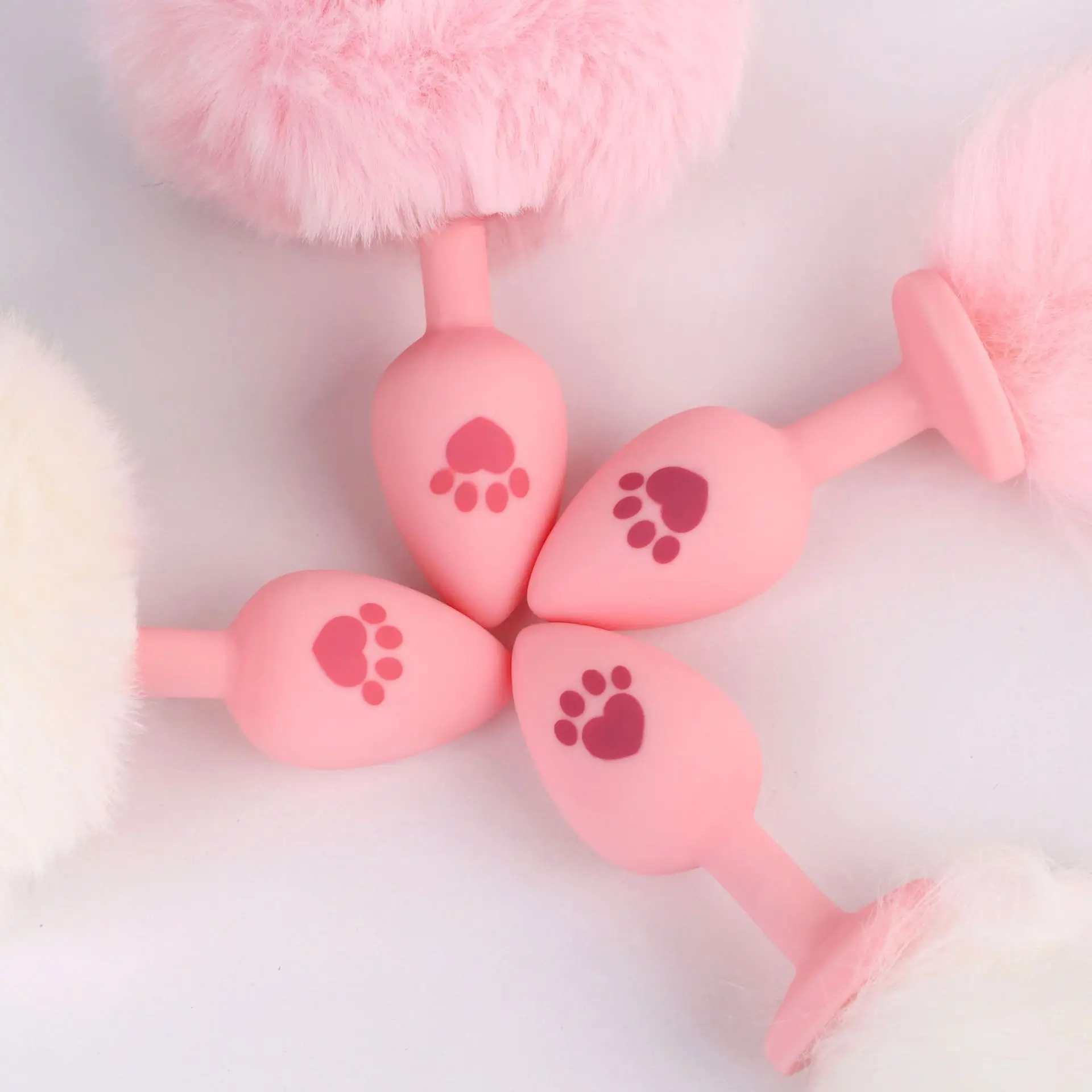 SM Cat Scratching Tail Couple Flirting Anal Plug Role Cute Play Masturbation Toys Sex Products Props