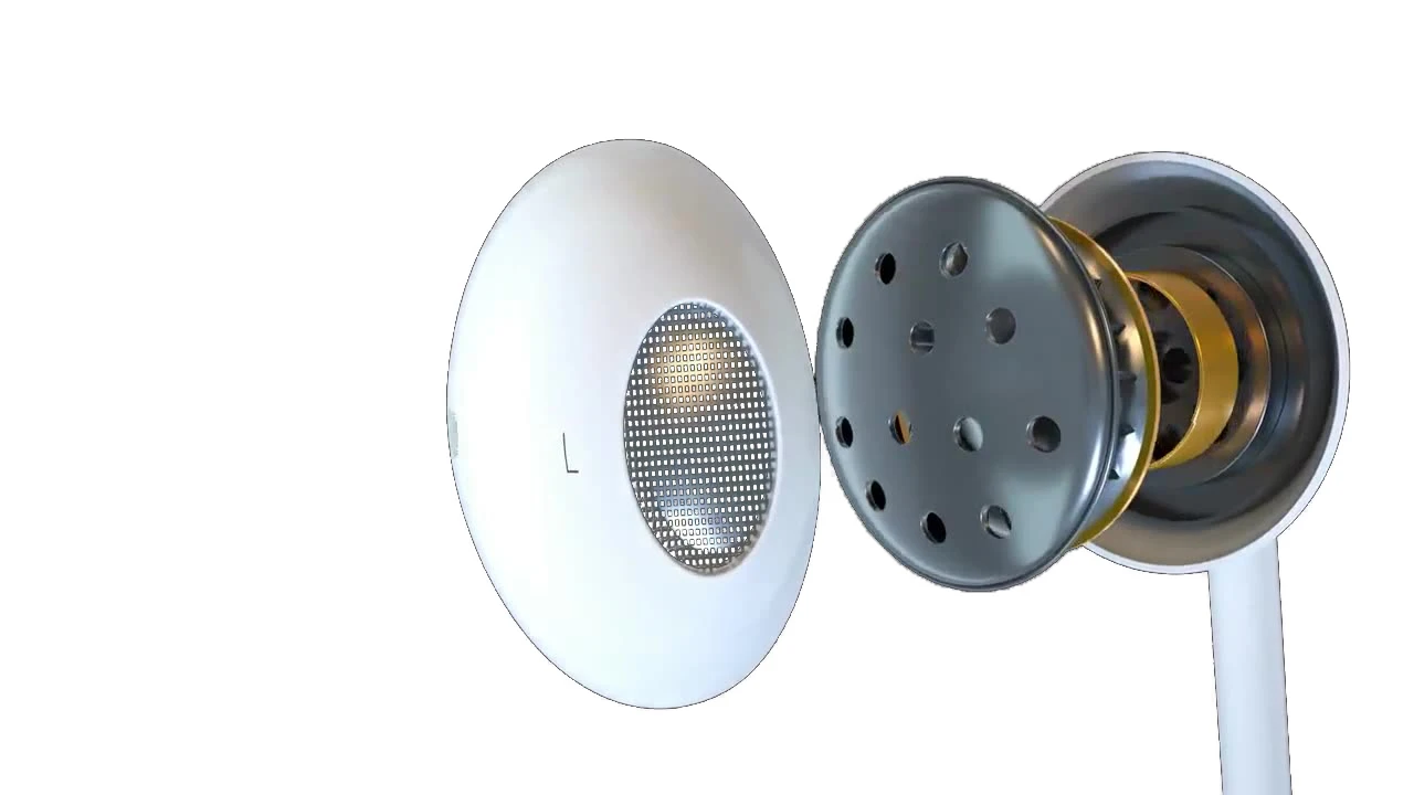 Wire TWS Earphones & Headphones with microphone Feature In-Ear Design for iPhone with microphone good price best quality