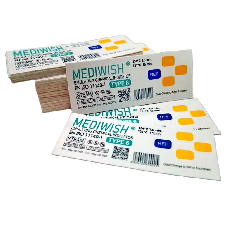 Tst Strip Autoclave Indicator Ink Circle Label