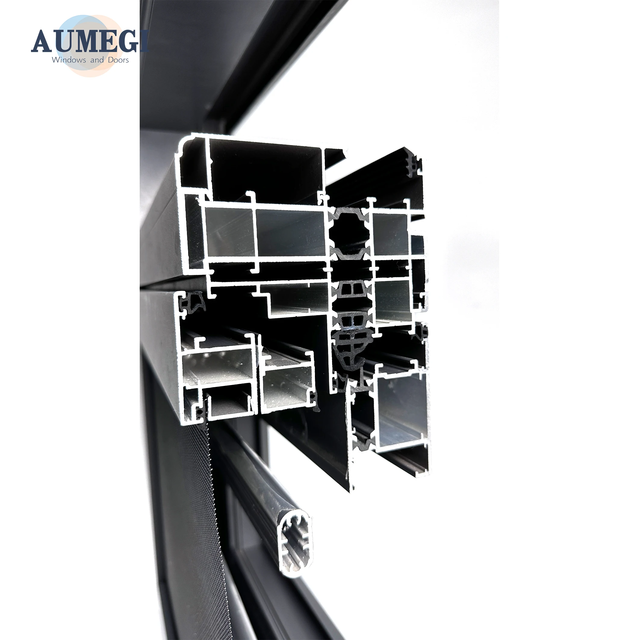 Aumegi Store Entry Door Security Bars For Casement Window Wooden Casement Window