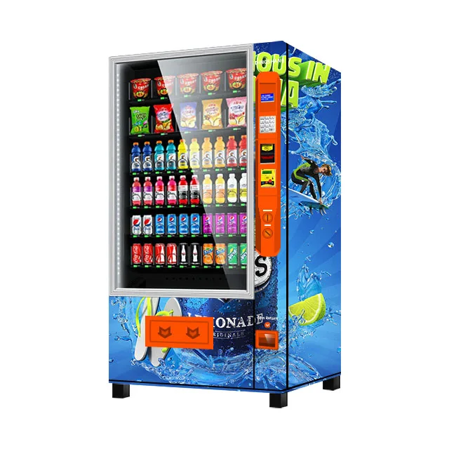 Automatic Snack Bottled Water Beer Cold Drink Vending Machine Factory Convenient Store Vending Machines