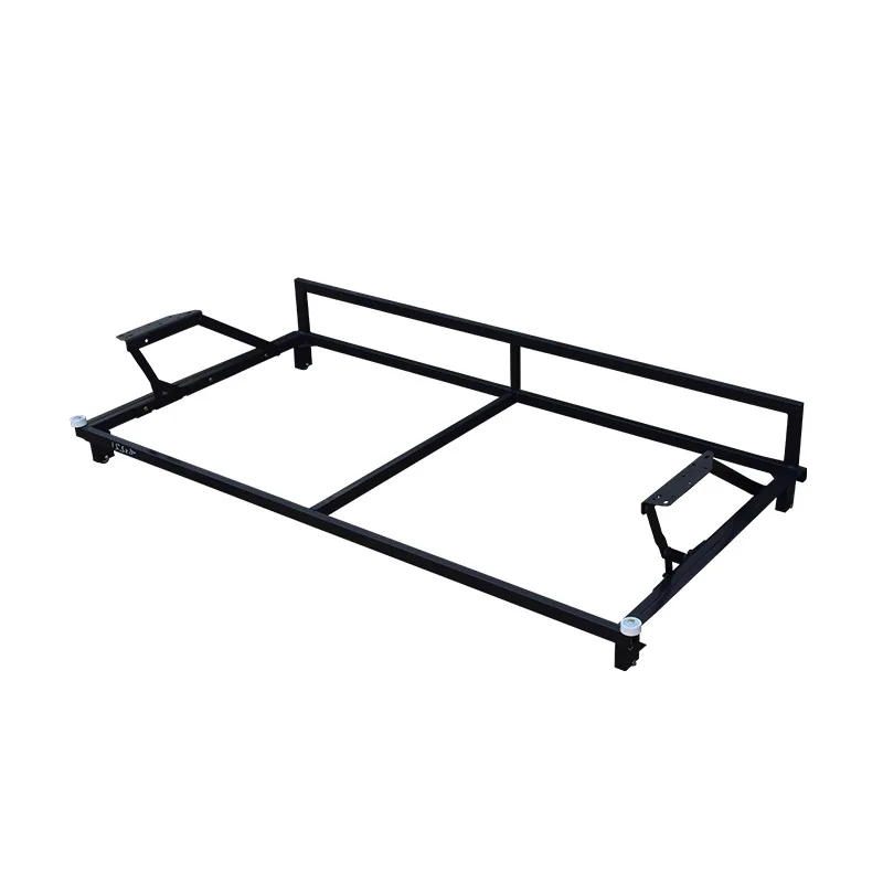Manufacturer Customized Multifunctional Minimalist Furniture Shelf Metal Black Powder Coated Sofa Bed Frame