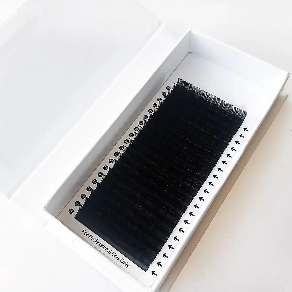 C CC D DD M L LC LD B curl korean pbt individual classic eyelash extensions lash extension tray custom trays professional vendor