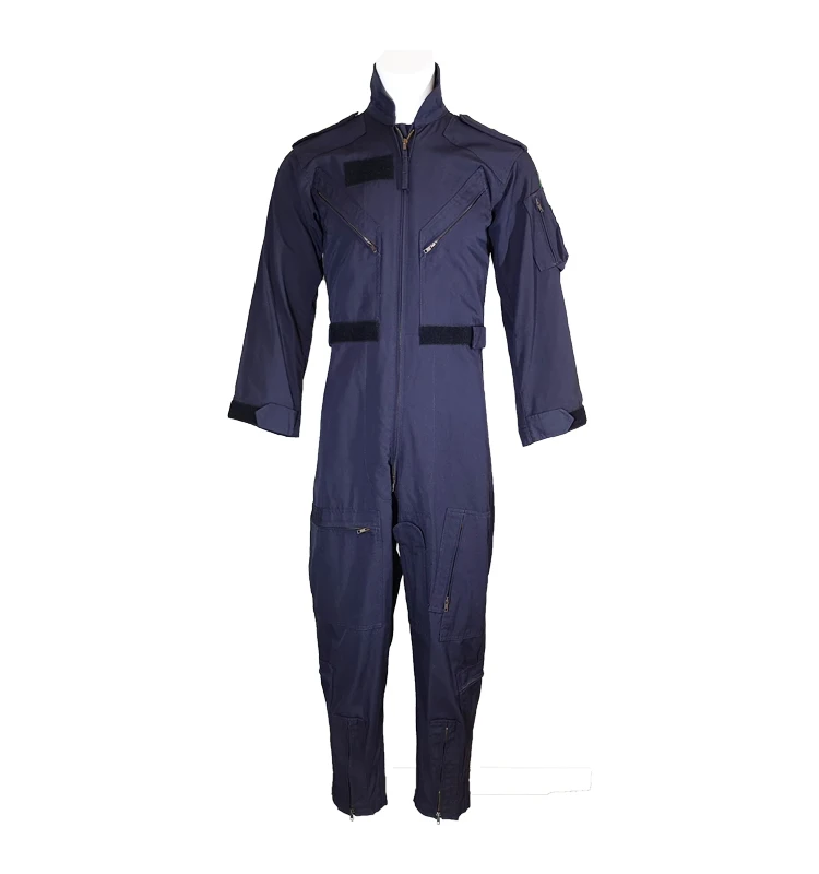 93% meta aramid 5% para aramid 2% Antistatic inherent Flight certified fireproof polit suit Flame resistant flight coverall
