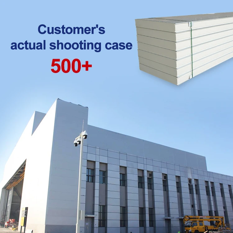 SH Exterior Wall Puf Insulated Panels PU Sandwich Panel PU Waterproof Warehouse For Cold Storage