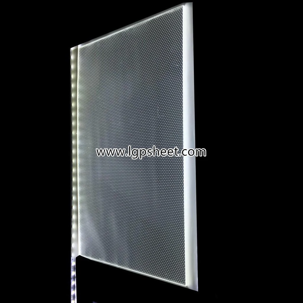 GUTE TEK PLASTIC optical grade ps sheets light guide plate transparent plastic polystyrene sheets