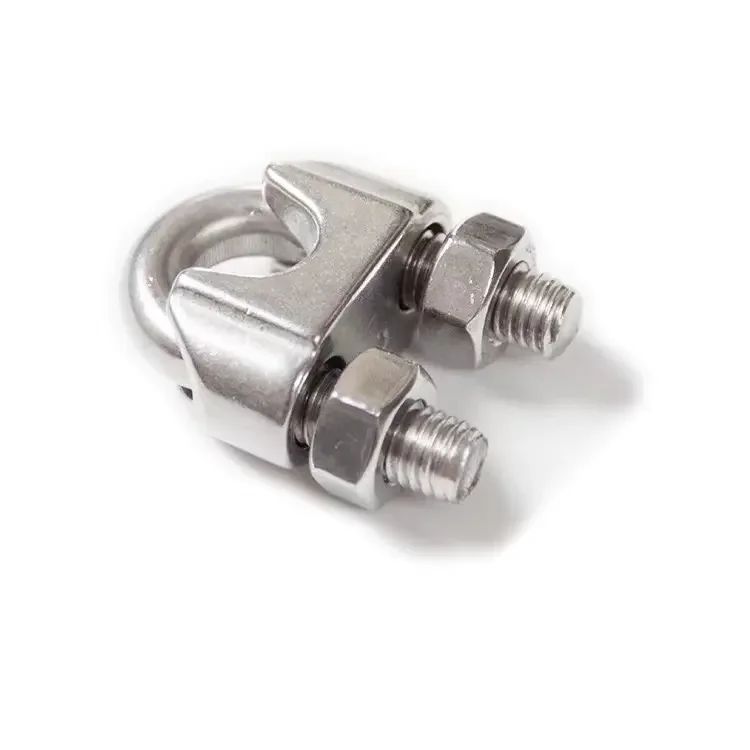 HLM Galvanized Adjustable Fasteners Malleable Casting DIN1142 Wire Rope Clip Customizable Packing Rigging Hardware