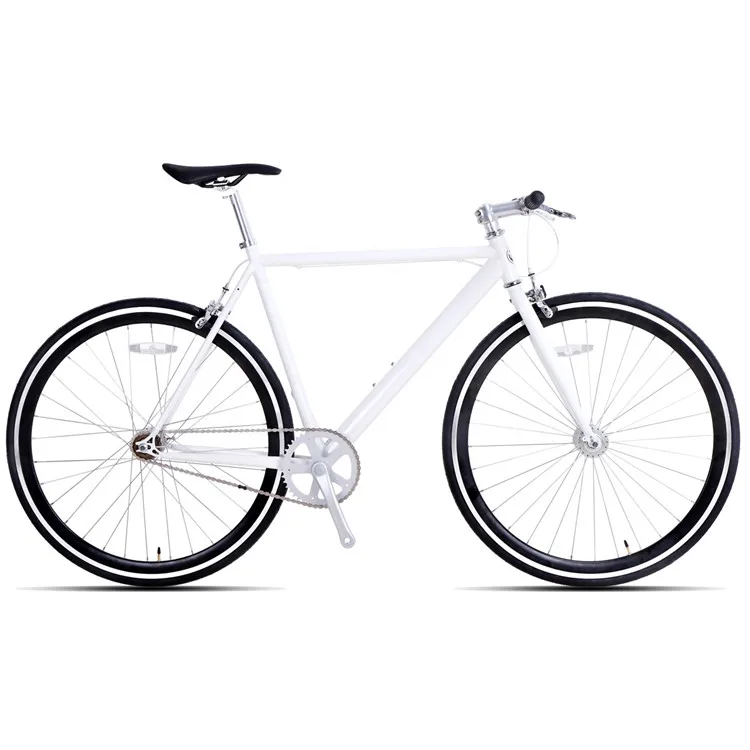 Продажа с завода JOYKIE, Односкоростной черный, белый велосипед 700C из стали с фиксированной передачей