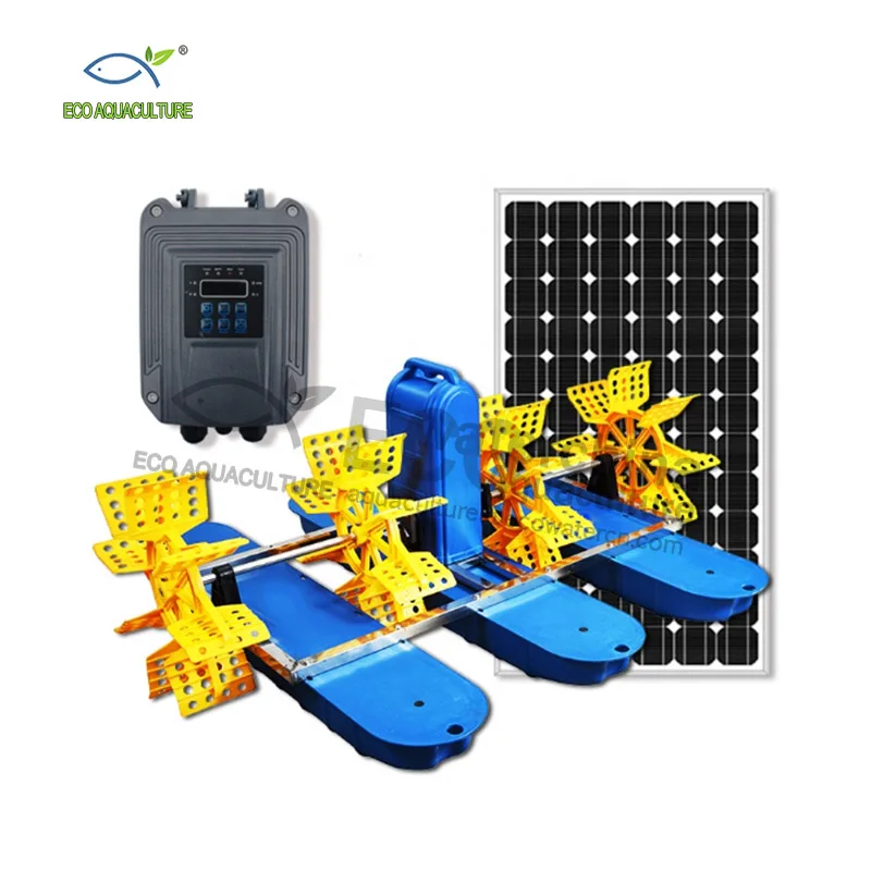 ECO Solar power aerator / Energy saving aerator / Aeration paddle wheel aerator
