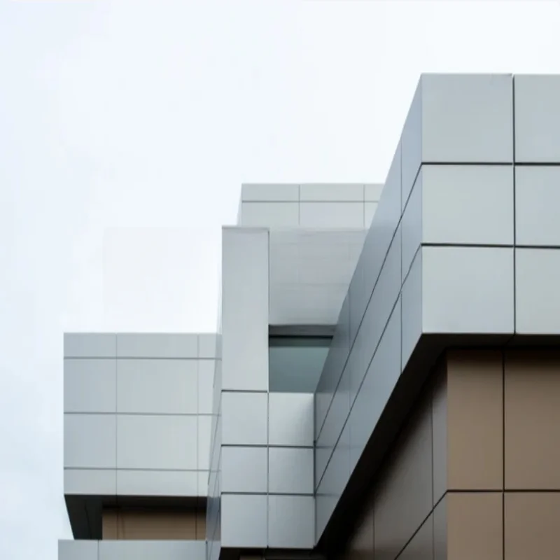 0.25mm Aluminium Thickness External Metal Wall Cladding within 1000-8000mm Length