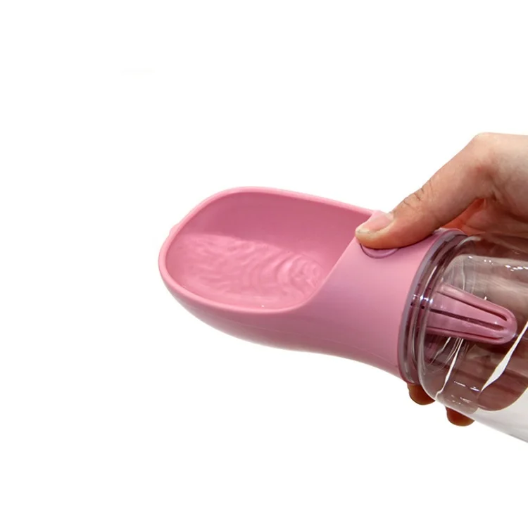 
Amazon Hot Sale Plastic Outdoor Travel Drinking Portable Pet Dog Water Bottle 