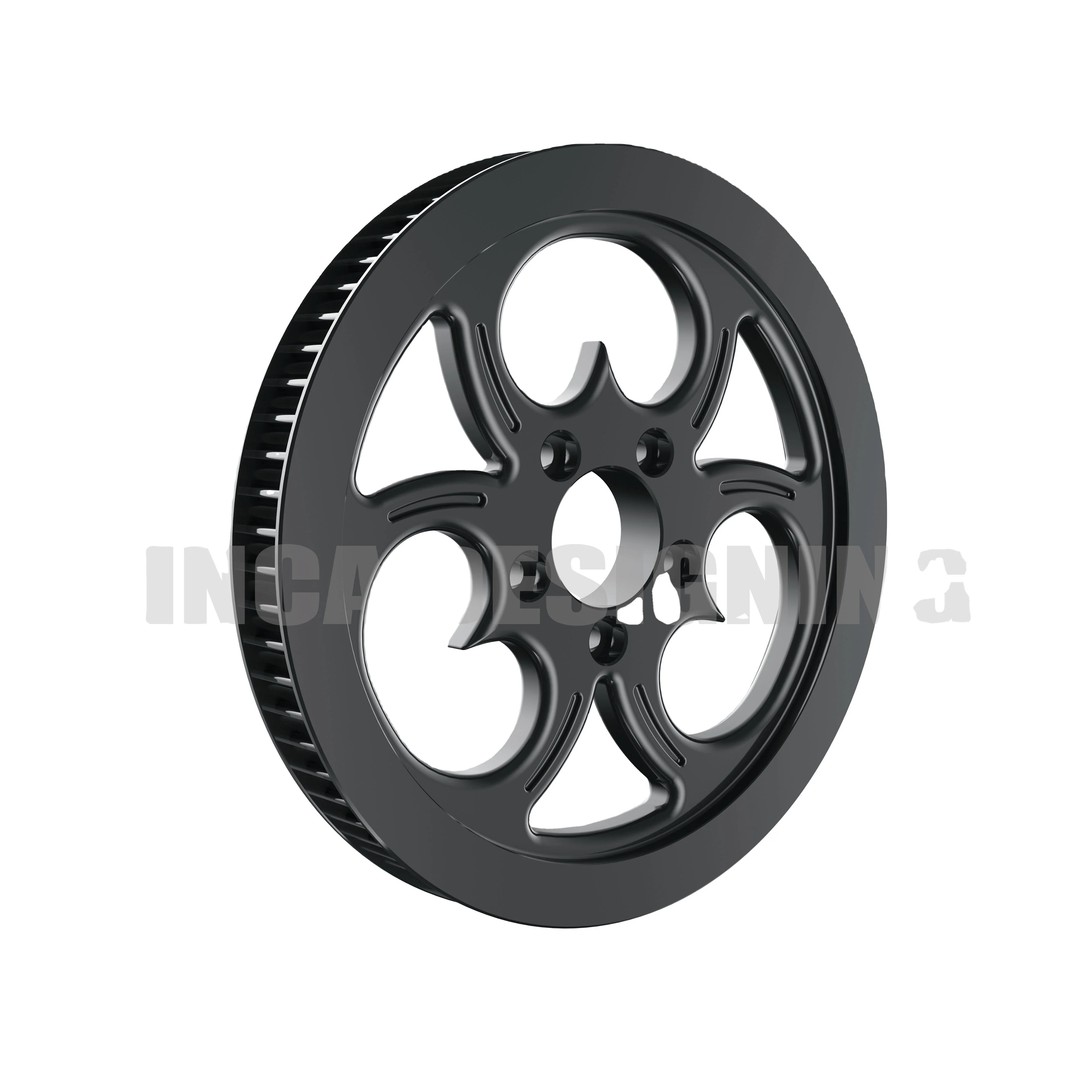 INCA Six-pointed star CNC Belt Pulley for vrsc breakout fat boy touring