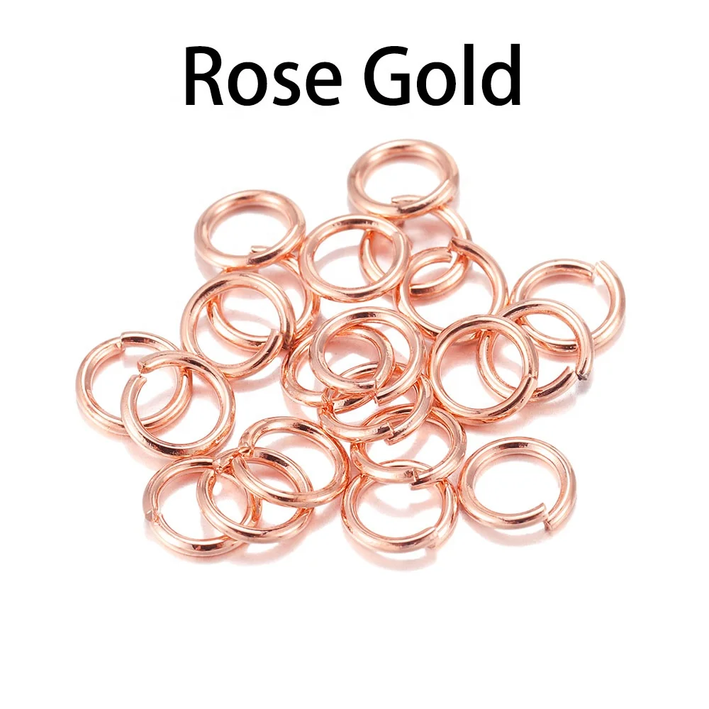 200pcs/lot 3-20mm Jump Rings Silver Split Rings Connectors For Diy Jewelry Finding Making Accessories Wholesale Supplies