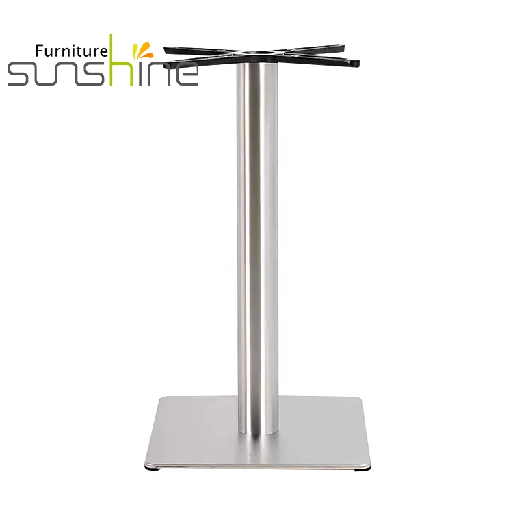 Custom Metal Table Legs Furniture Dining Table Stainless Steel Pedestal Table Base