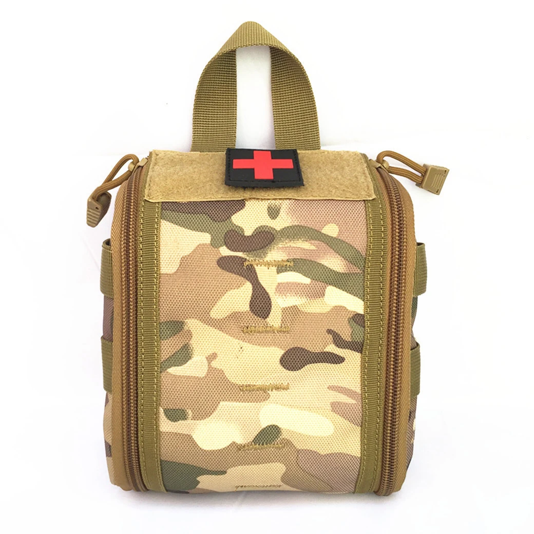 Vehicle survival tactical medical bag tactical camouflage mollo accessory bag multifunctional outdoor first aid bag