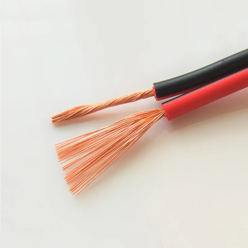 
high quality Monitoring Power Cord LED RVB Power Cord with black and red color 