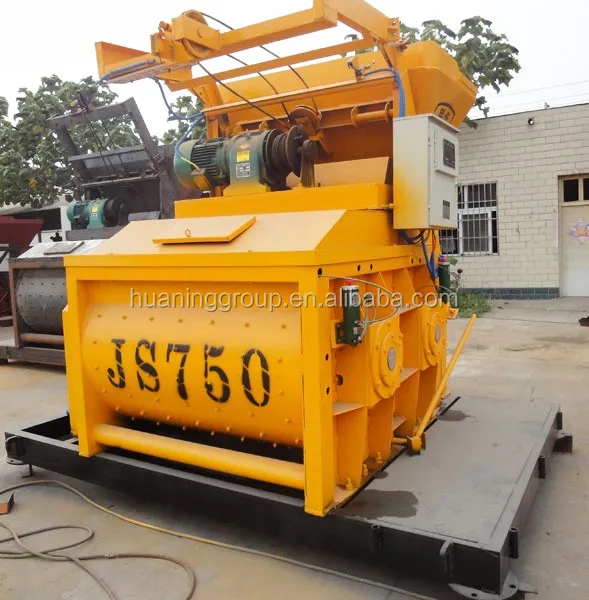 Pneumatic Discharge Grout Mixing Machine Js750 Concrete Mixer for Sale Mobile Diesel Engine Concrete Pump 30kw Water Pump 7.5 Kw