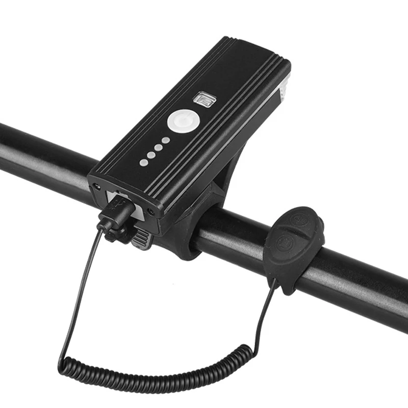 Bicycle Aluminum Alloy Headlight USB Rechargeable Warning Road MTB Bike Front Waterproof Bicycle Light