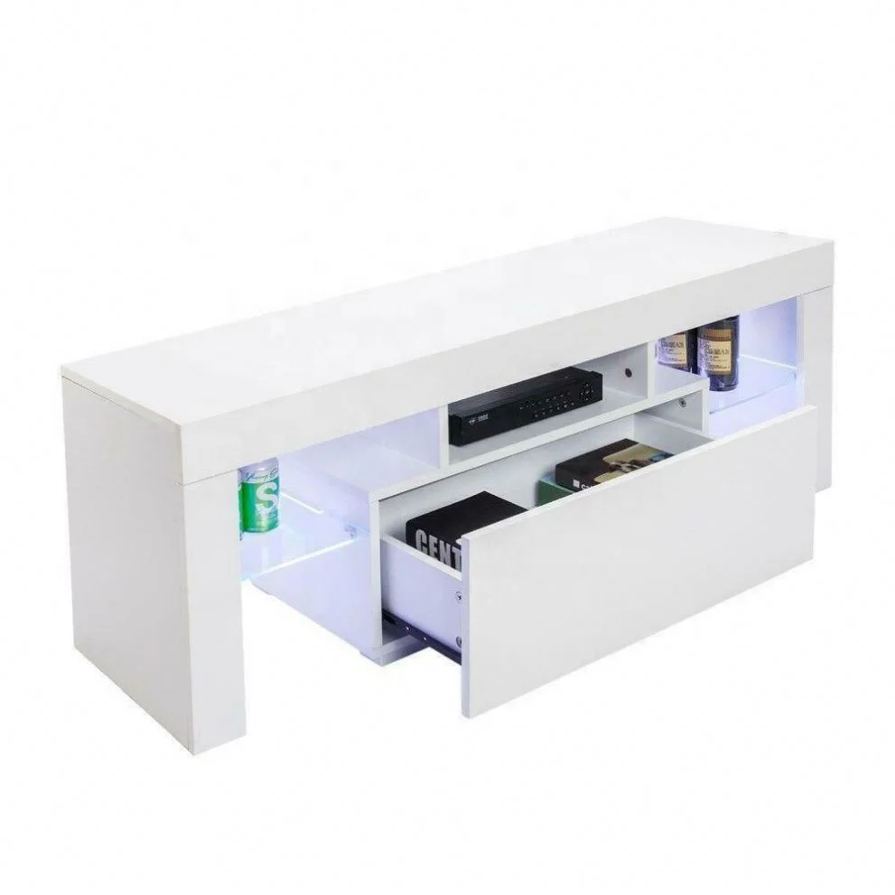 Modern Glass TV Stands Home Furniture Rattan Cabinet Luxury Storage Floor Cabinet Living Room Sets