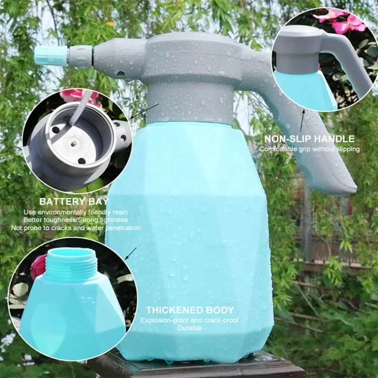 2L Garden Sprayer Tool  Automatic Electric Plant watering can bottle garden Sprayer bottle USB garden Watering Can Machine