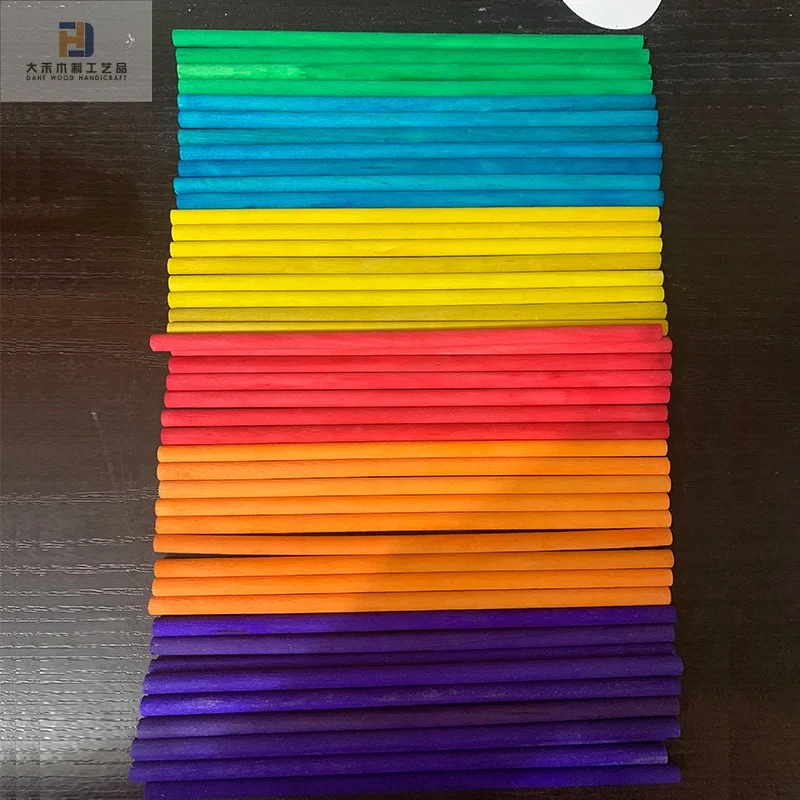 Wooden Dowel Rods for Craft 150*5mm Sturdy Dowels Wood Crafts Making Sticks for Centerpieces Model Building Wedding Ribbon Wands
