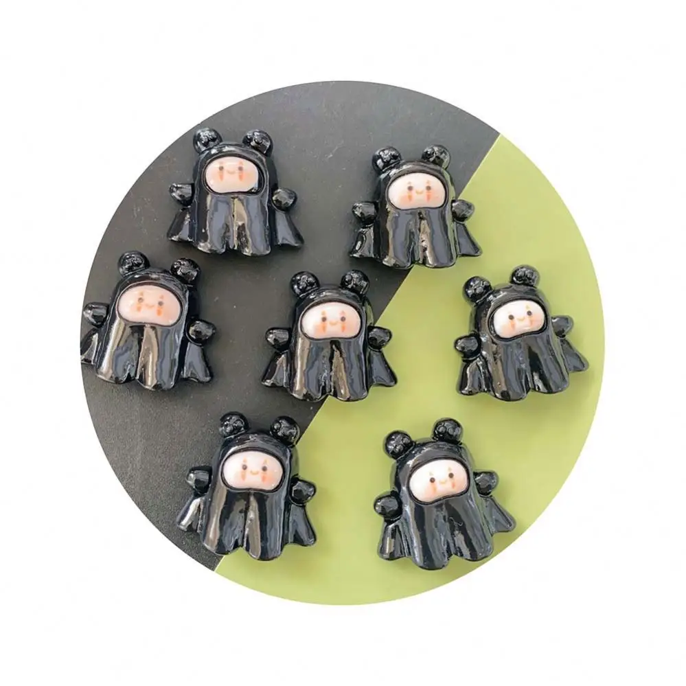 Factory Wholesale Phone Case Cream Glue DIY Decoration Charms Halloween Ghost Flatback Resin Cabochons