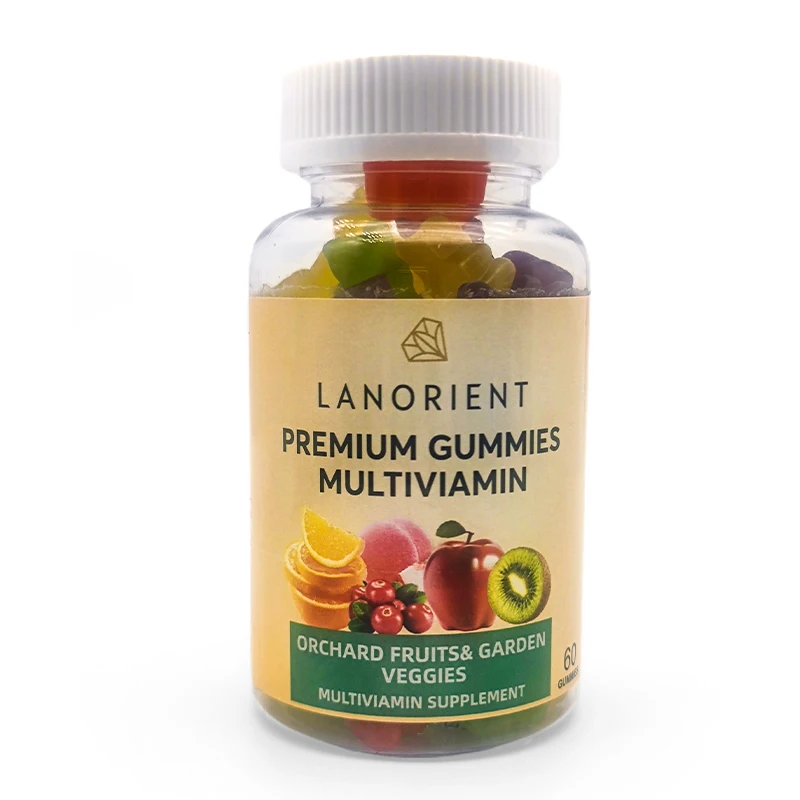 kids adult Natural Multi Vitamin Supplement Premium Gummies Multiviamin Orchard Fruits and Garden Vegetables premium Candy