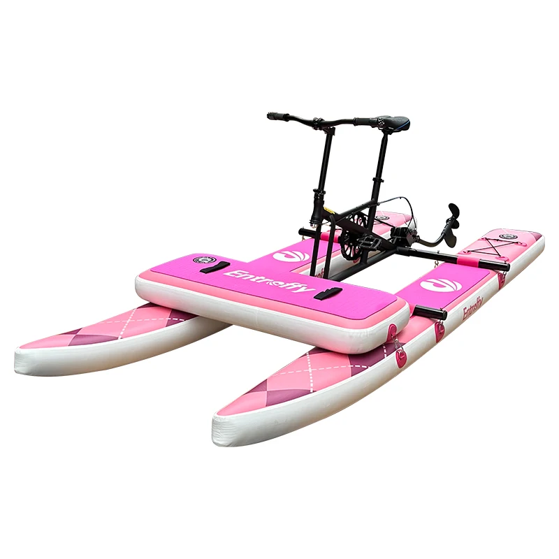 Unisex Ocean and Lakes Aquatic equipment customization waterbike multicolor electric or pedal inflatable water bikes