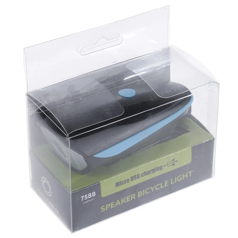 USB Rechargeable LED Bicycle Light Waterproof Horn Bike Headlight Tail Light for Cycling