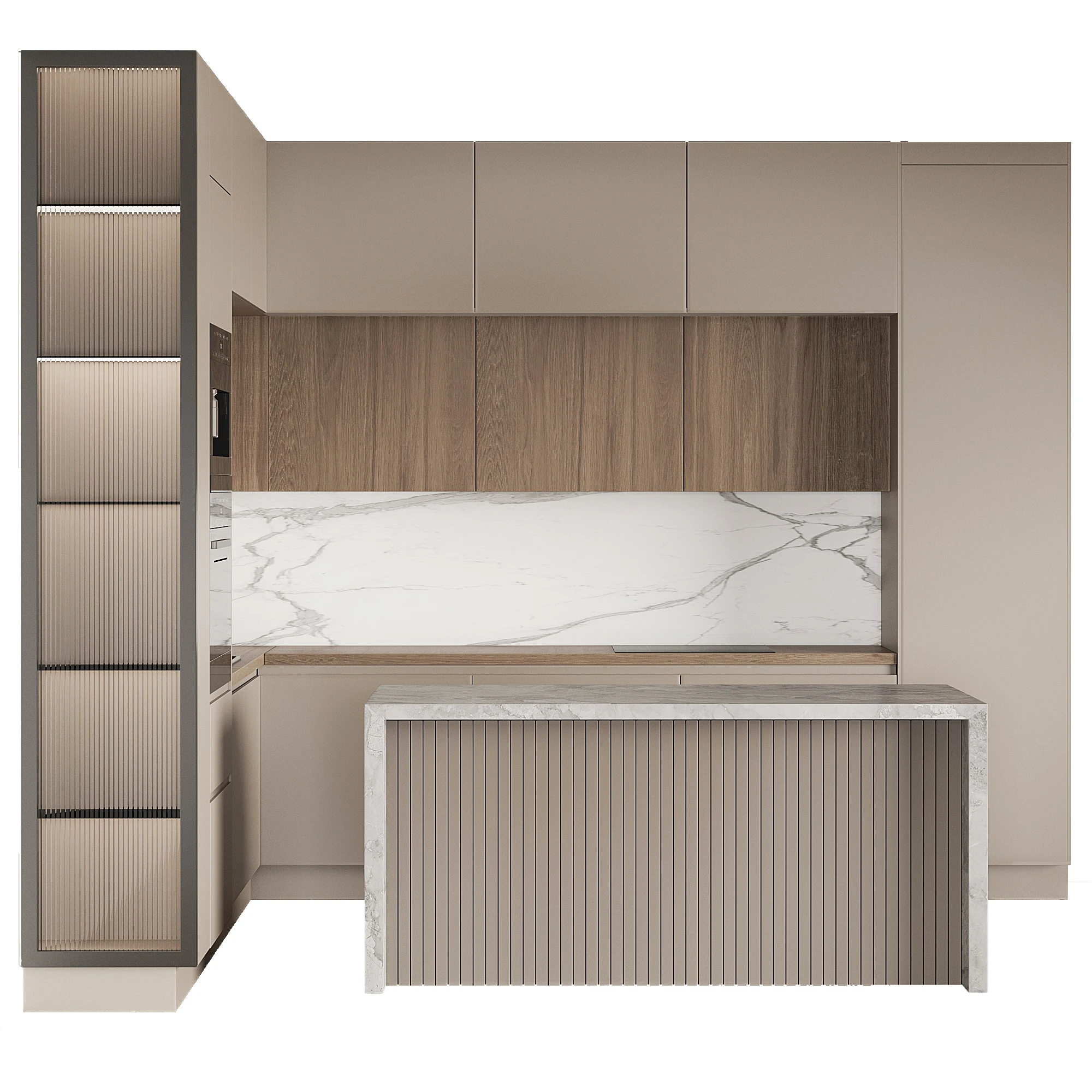 PINAI European Unit Small Furniture Whole Smart Kitchen Organizers Cabinet Set Accessories Furniture