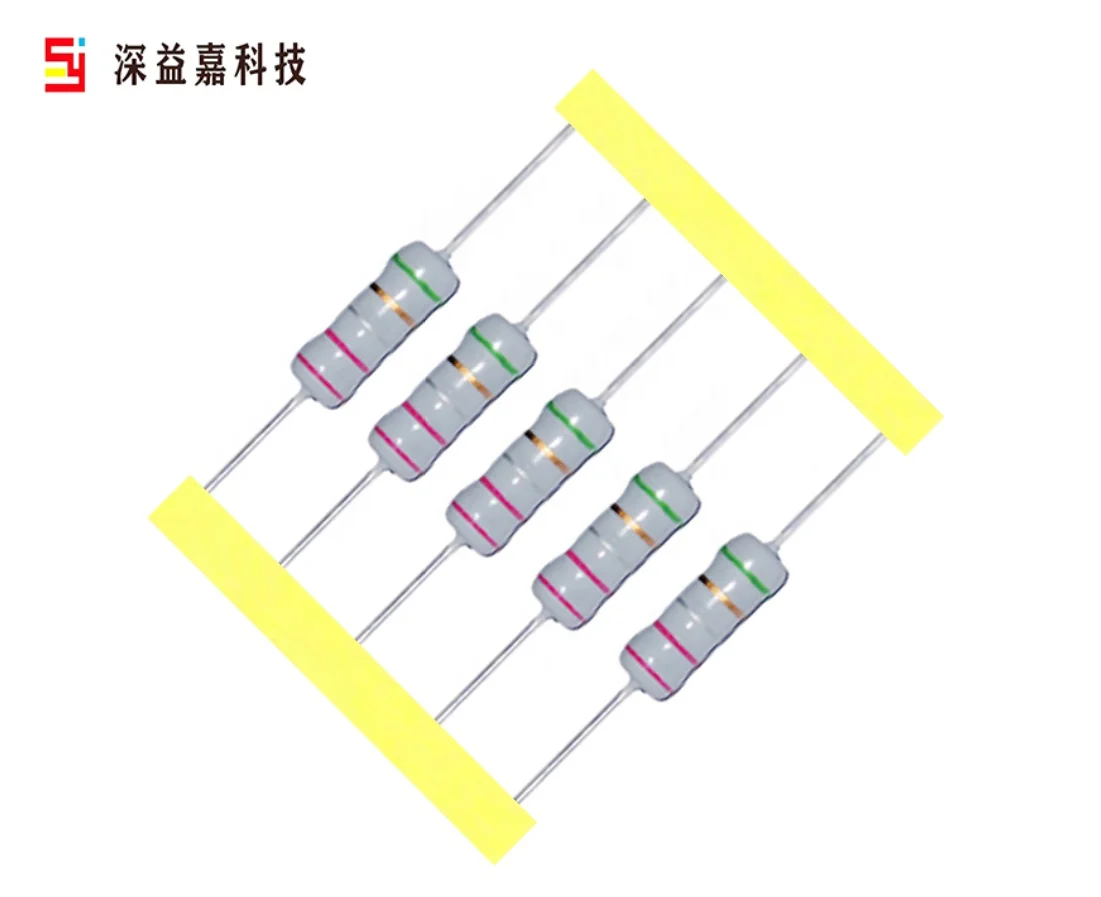 Wirewound Fuse Resistors Knp series 1w 2w Wire Wound Power Resistor Direct Sale High Quality