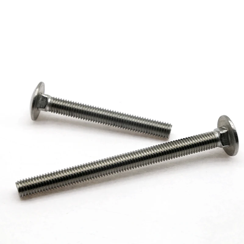 Carriage Bolt Customized Stainless Steel Manufacturer M8 M6 M10 M5 M2 M4 M3 Carriage Screw