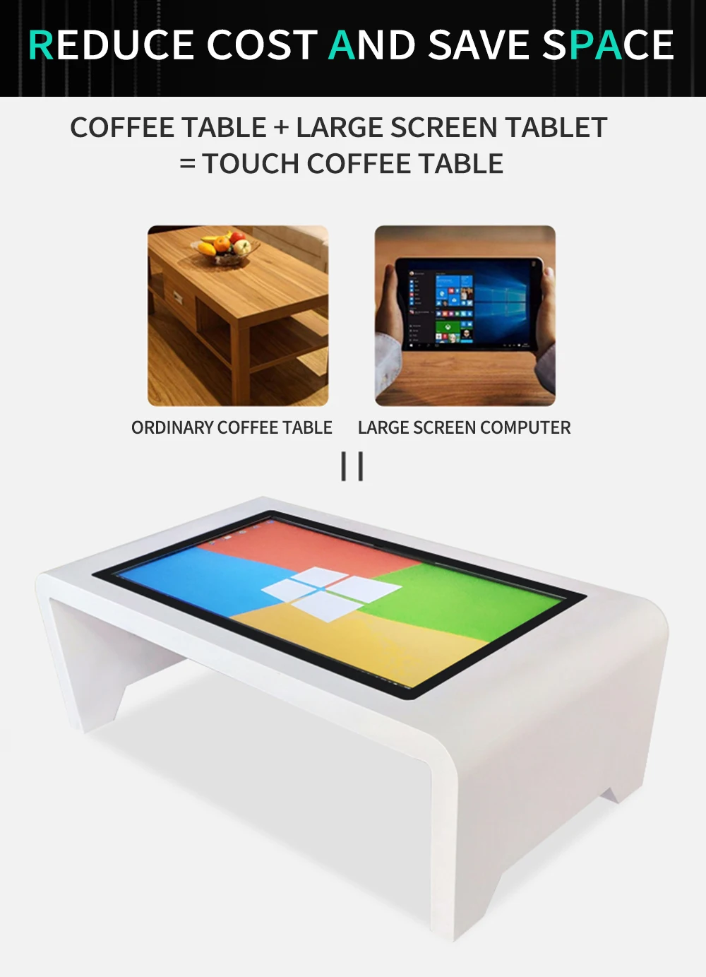 Interactive Table Touch Screen For Kids Multi Touch Table Digital Touch Screen Game Table