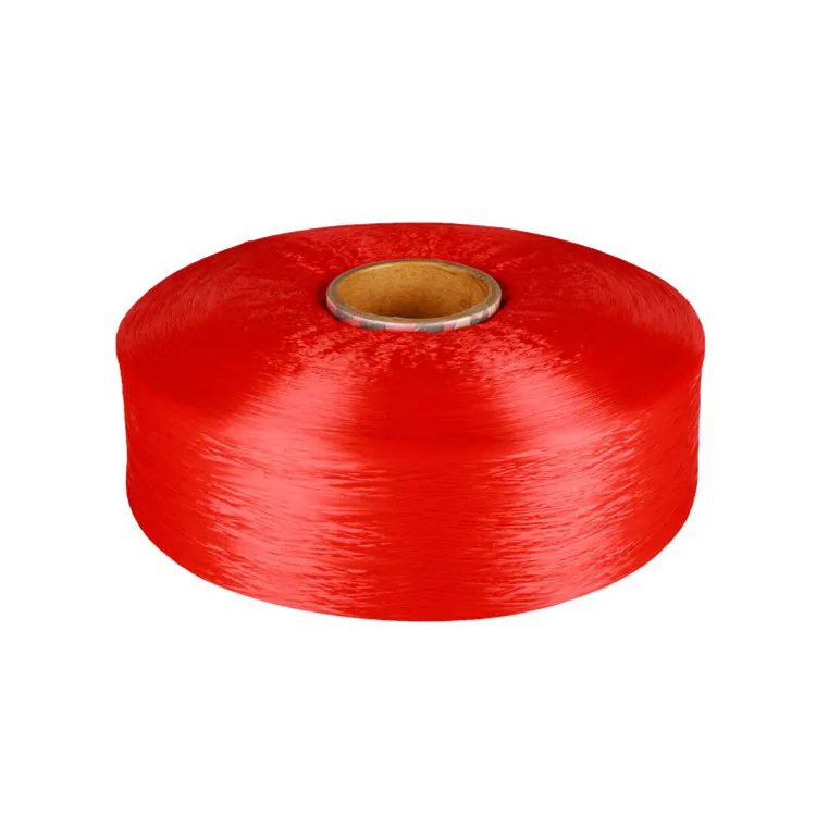 Wholesale High Quality Recycled Polyester Filament Yarn Custom Design Poy Yarn Dope Dyed Sewing Thread For Fabric