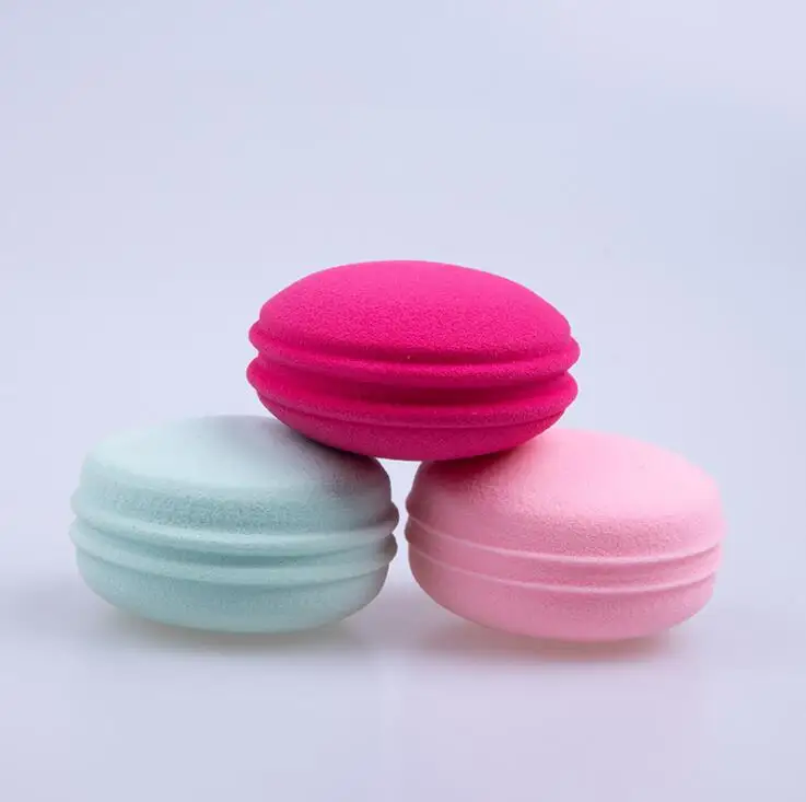 
Wholesale New Macaron Non-latex Makeup Sponge Candy Color Cosmetic Puff 