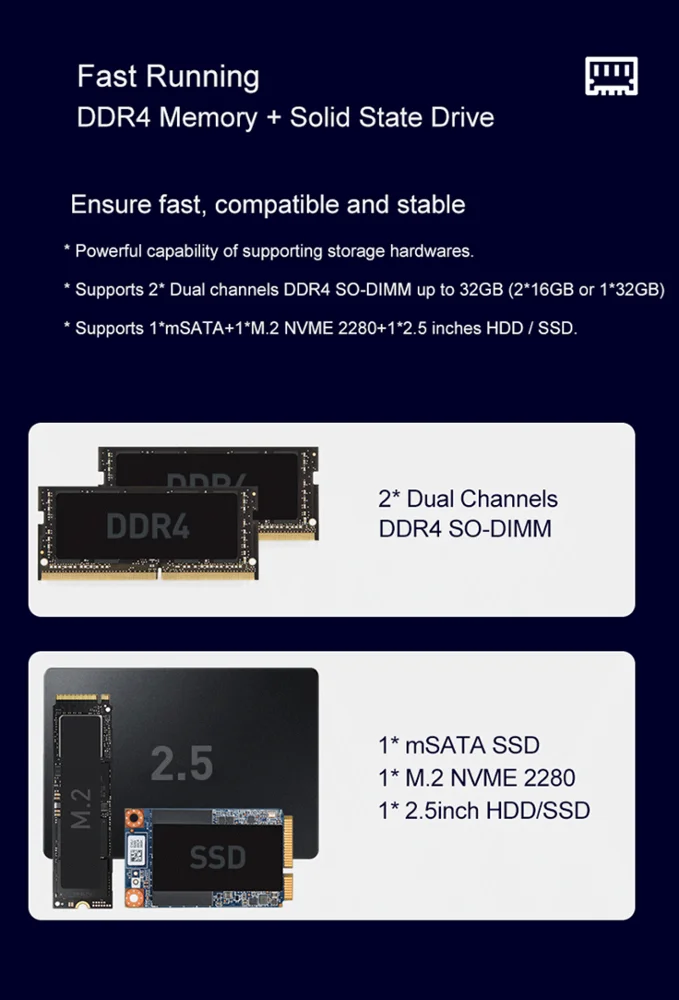 Fanless Computer Industrial PC Mini Project Desktop Core i3 i5 i7 w/ 2*RJ45 6*RS232 RS485 2* DDR4 M.2 mSATA GPIO LPT PS2