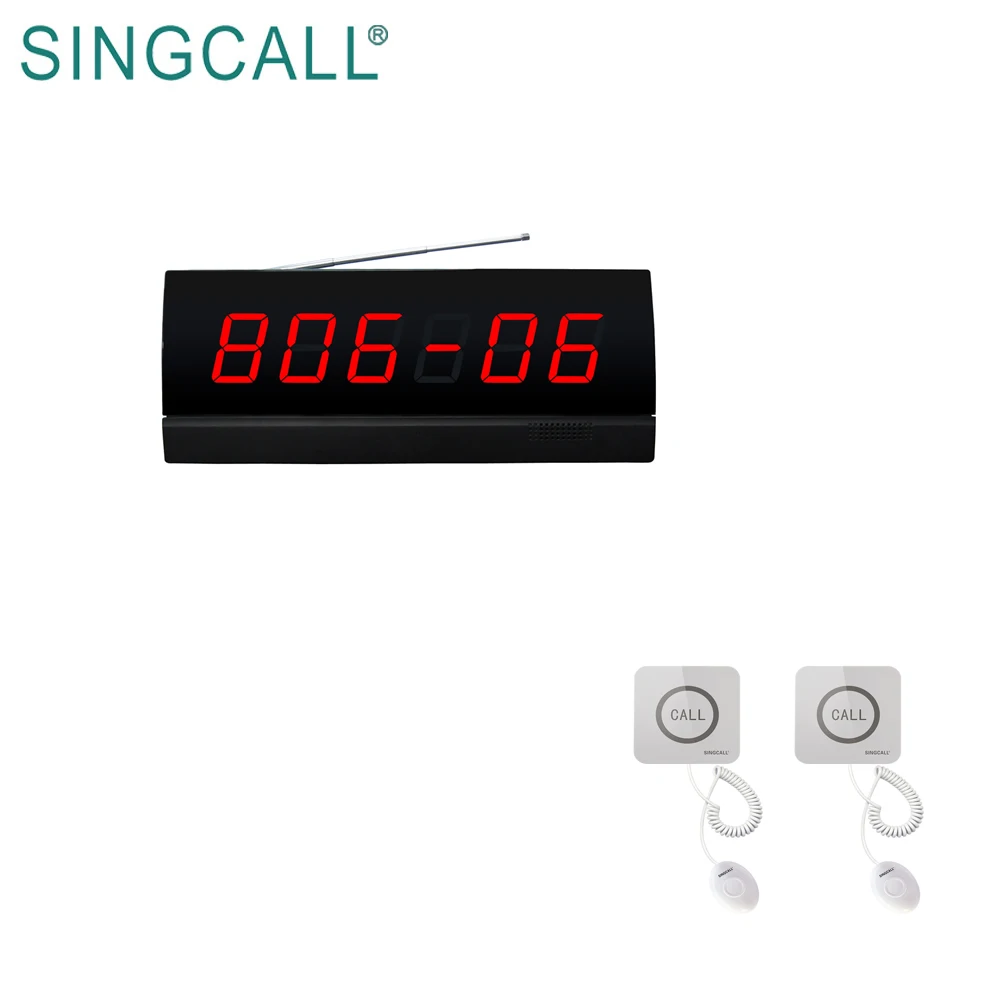 SINGCALL Smart Call Bell System Wireless for Cafe Hospital