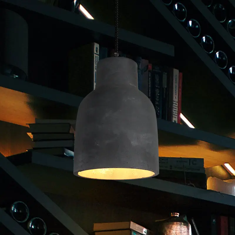 Nordic Style Industrial Chandelier Lamp Home Decoration Pendant Lamp Cement Fashion Hanging Lamp